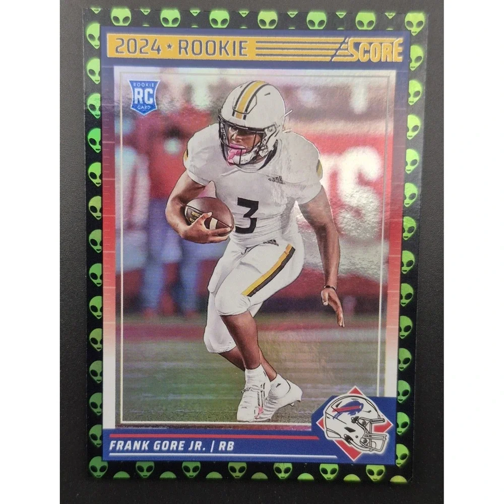 2024 Score Frank Gore Jr. #395 Extraterrestrial Alien (RC) SSP Buffalo Bills